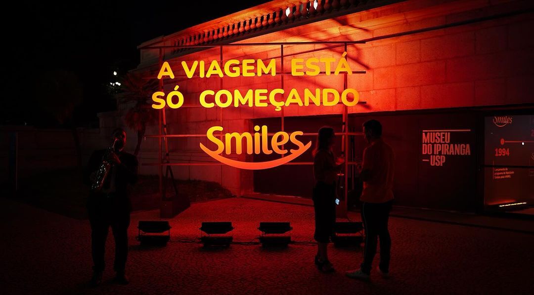 Evento Smiles no Museu do Ipiranga