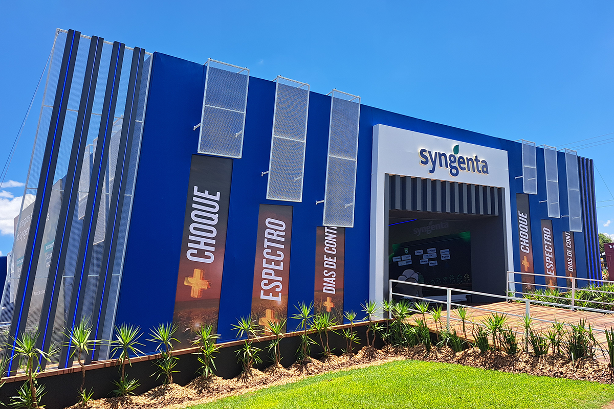 Projeto Cenográfico Circuito de Feiras de Agro 2025 - Syngenta