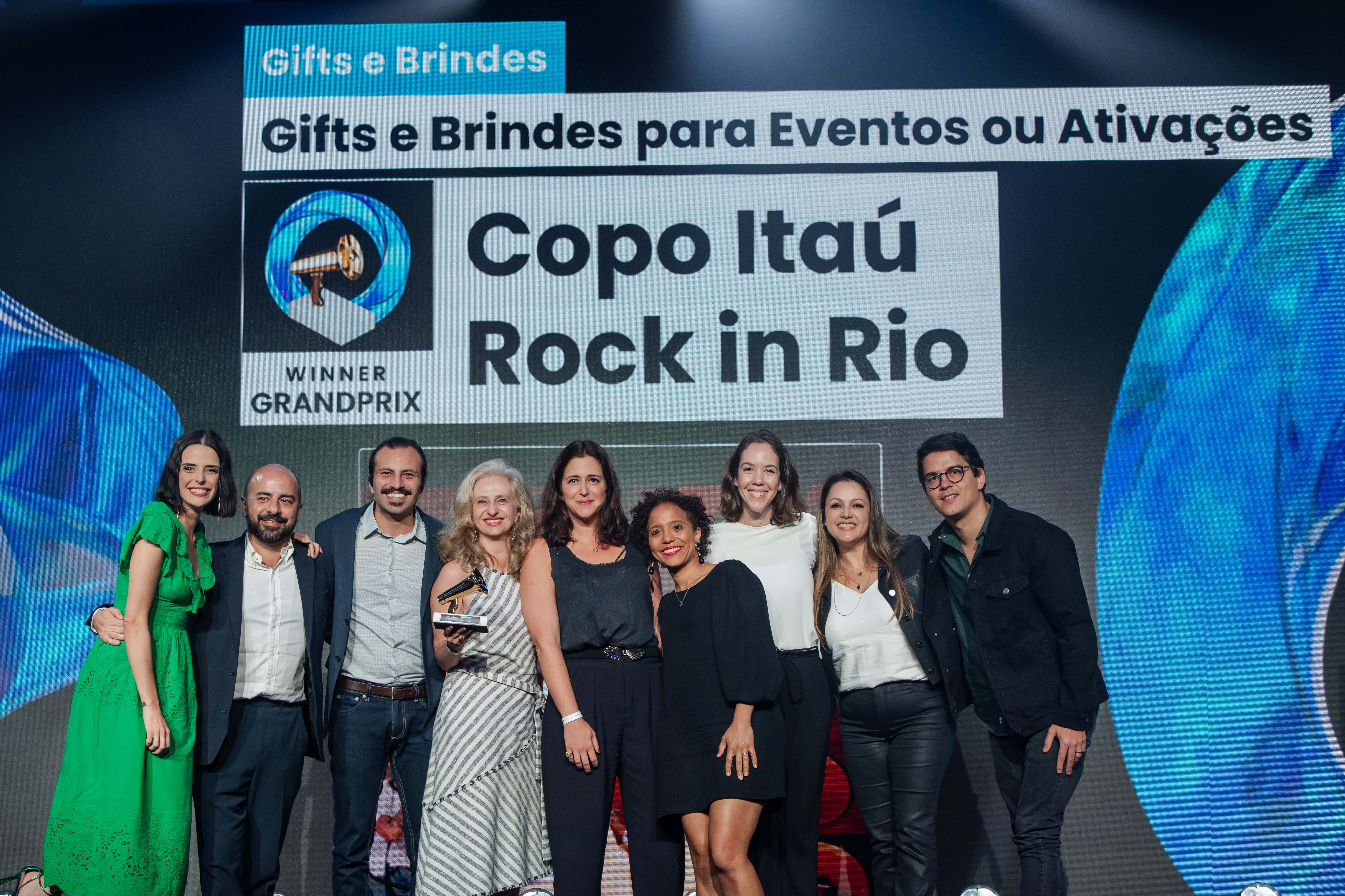 Copo Itaú Rock in Rio vence na categoria Gifts para Eventos no Prêmio Live 2023