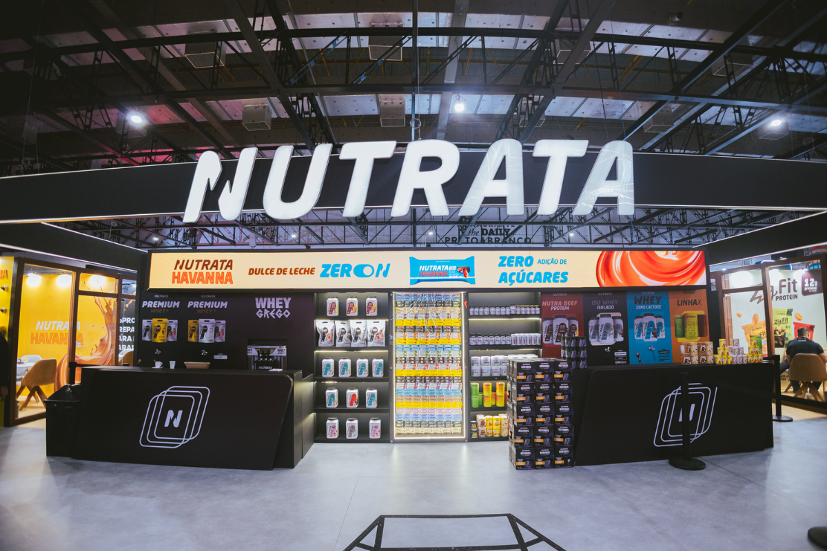 Estande Nutrata na feira Arnold